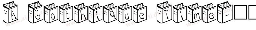 A Gothique Time字体转换
